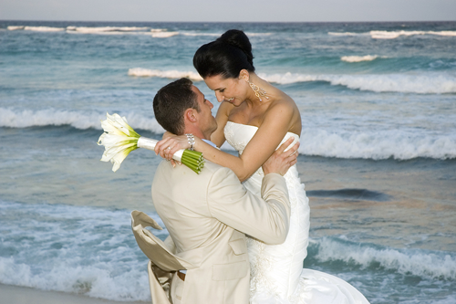 Beach weddings are the stuff of fairytales