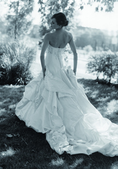 justina mccaffrey wedding dress
