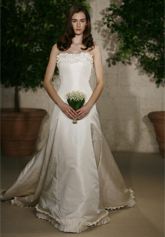 oscar de la renta wedding dress