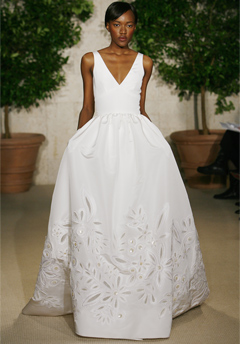 oscar de la renta wedding dress