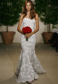 oscar de la renta wedding dress